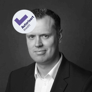 Lasse Kolleroes Olsen autorisert lite bilde sort hvitt