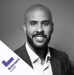 Jonas Brhane autorisert rådgiver kreditt lite profilbilde sort hvitt