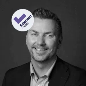 Kjetil Rognerud autorisert kreditt lite sort hvitt bilde