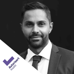 kristoffer lumb autorisert rådgiver kreditt profilbilde lite sort hvitt