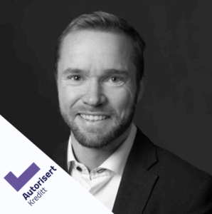Morten Stande autorisert rådgiver kreditt lite profilbilde sort hvitt