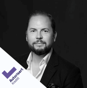 Nikolay Erster Bakken autorisert rådgiver kreditt lite profilbilde sort hvitt