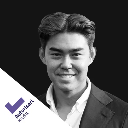 Simen Johnsen autorisert rådgiver kreditt profilbilde i sort hvitt