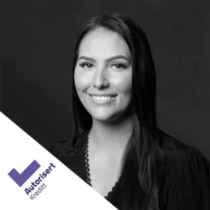 Celine Savic autorisert rådgiver kreditt lite profilbilde i sort hvitt