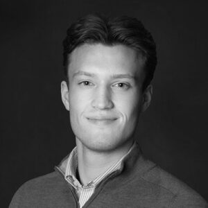 Emil Kristoffer Rosvold profilbilde sort hvitt