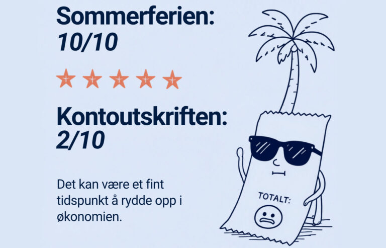 Ble sommeren litt dyr?