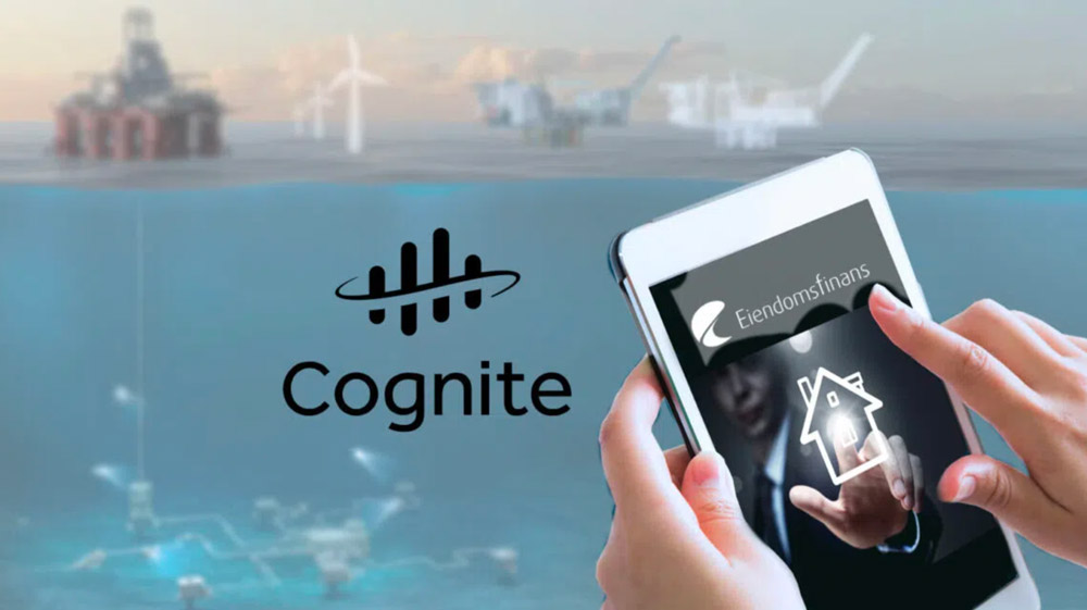 Cognite headerbilde med logo